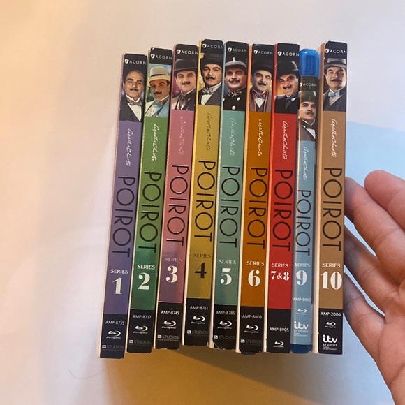 COPY - Agatha Christie's Poirot Blu-ray DVDs, PBS Series 9 - Picture 1 of 5